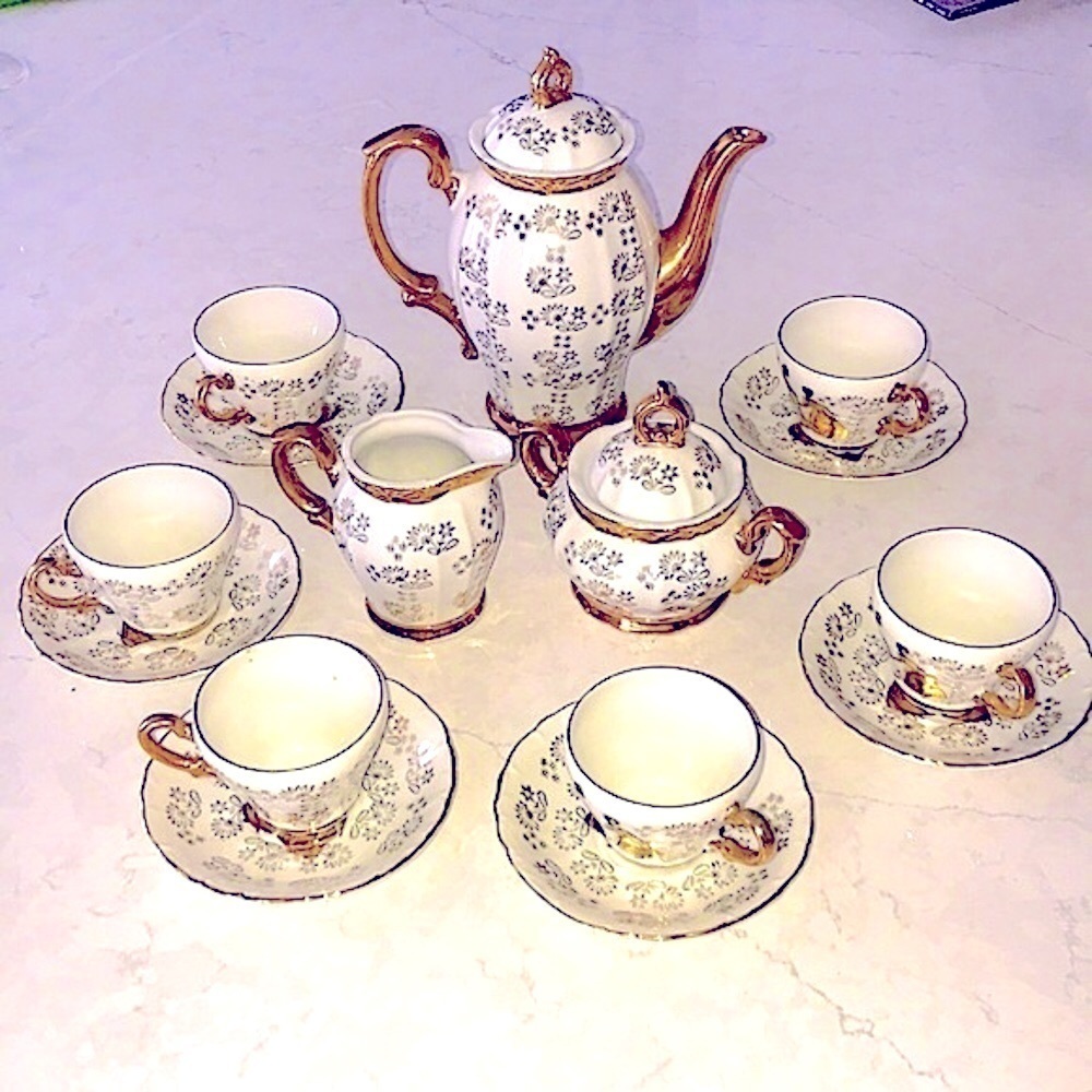 Vintage 15 piece Espresso Coffee Set